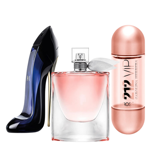 3 Parfums Carolina Herrera Good Girl, Lancôme La Vie Est Belle et Carolina Herrera 212 VIP Rosé (Eau de Parfum)