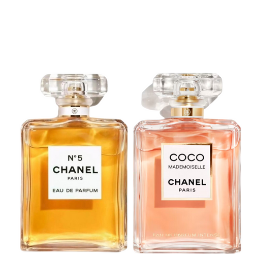 2 Parfums Chanel Coco Mademoiselle Eau de Parfum 100ml et Chanel N ° 5 - Eau de Parfum - 100 ml