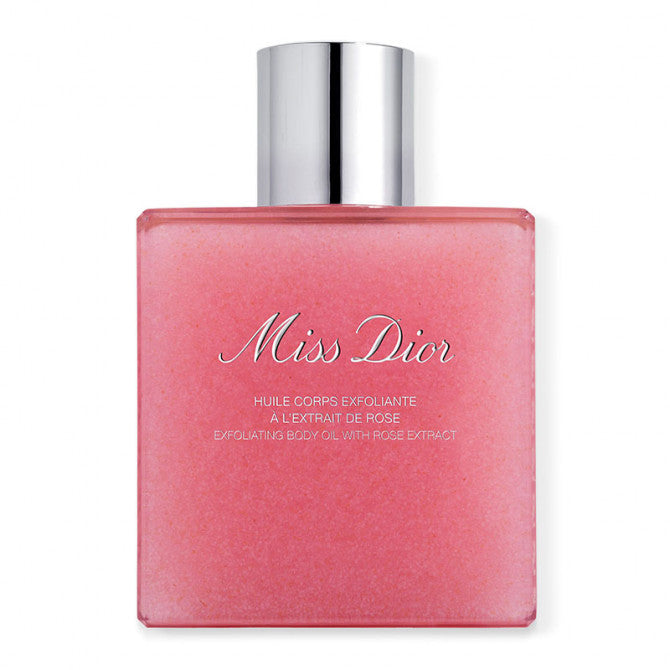 Miss Dior Huile Corps Exfoliante à L'Ertait de Rose